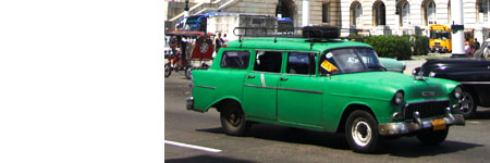Taxi em Havana