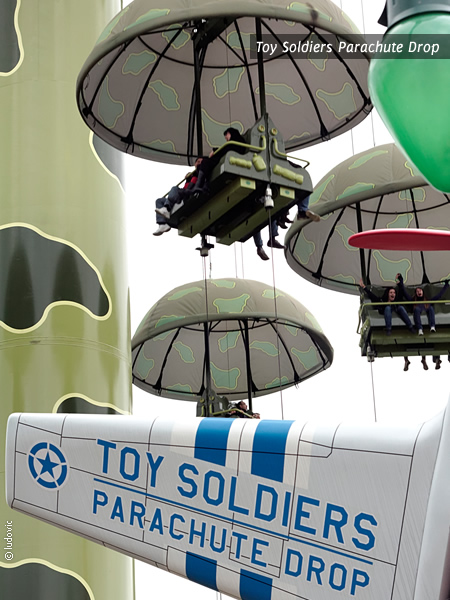 Toy Soldiers Parachute Drop