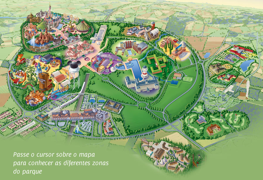 Mapa do resort