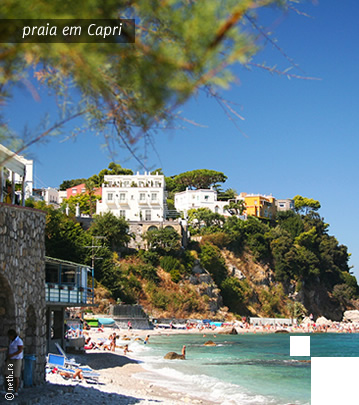 praia em Capri
