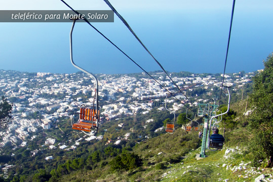 Teleférico para o topo do Monte Solaro
