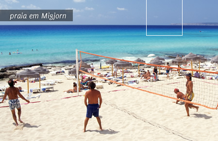 praia de Migjorn em Formentera