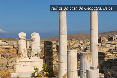 ruínas da casa de Cleopatra, Delos