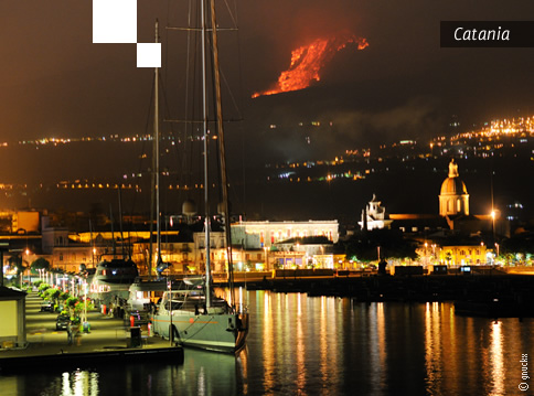 Catania e Vulcão Etna