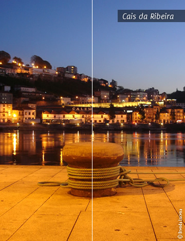 Cais da Ribeira no Porto