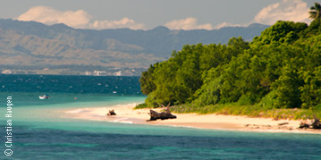 praia nas ilhas Fiji