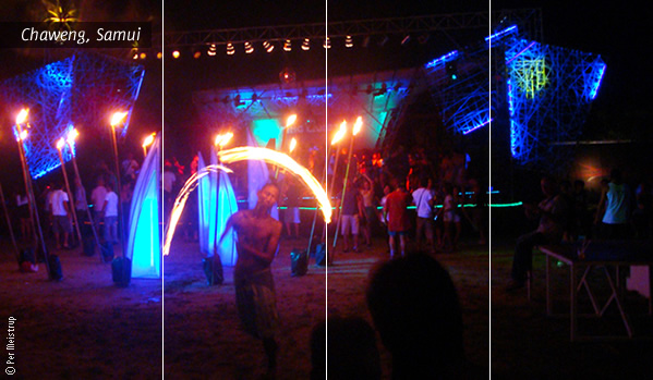 festa em Chaweng, Samui