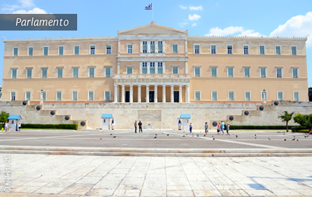 Parlamento Helénico em Atenas