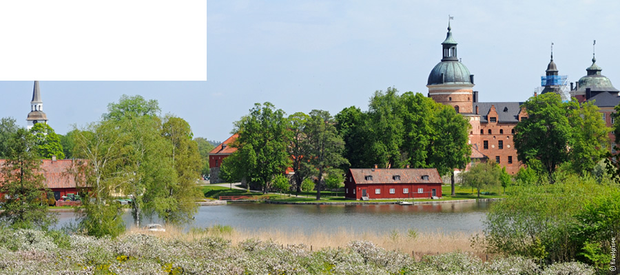 Ilhas arquipélago de Estocolmo e lago Mälaren