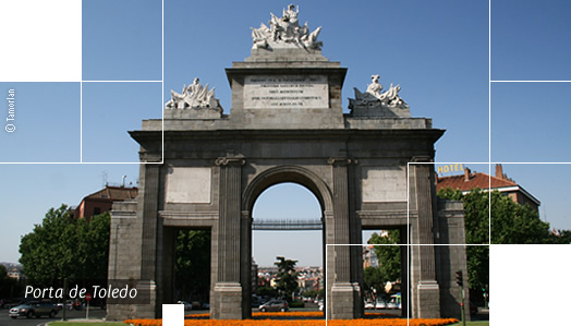 Porta Toledo em Madrid
