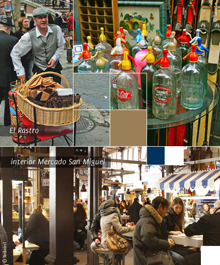 Mercados El Rastro e San Miguel