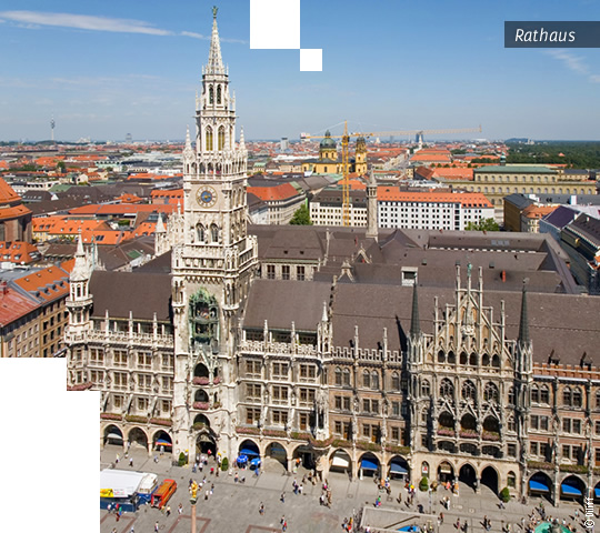 Rathaus, a nova Câmara Municipal de Munique