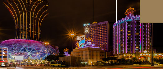 Vista casinos de Macau