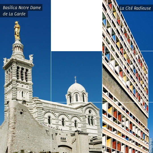 Basílica Notre Dame e La Cité Radieuse