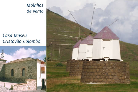 Casa Museu Cristovão Colombo e moinhos de vento