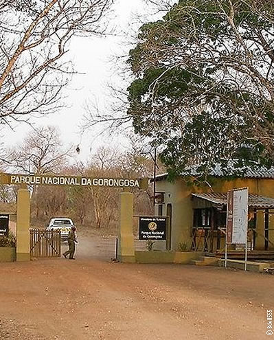 Entrada do Parque Nacional da Gorongosa