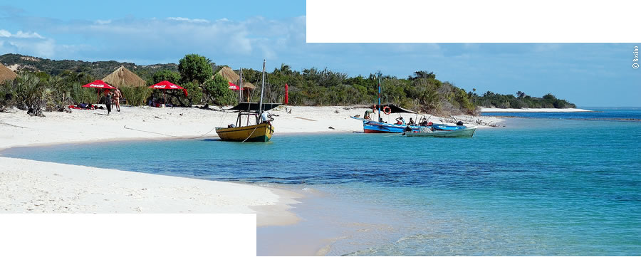 Praia de areia branca