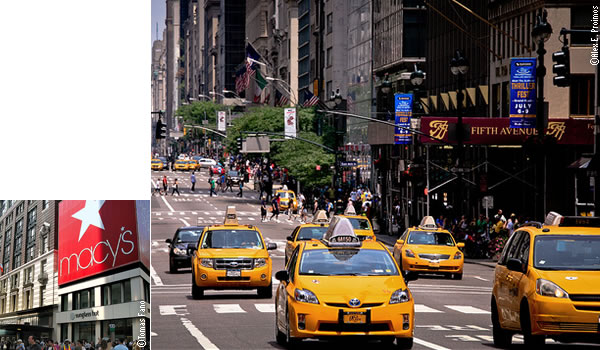 5th Avenue e a Macy's