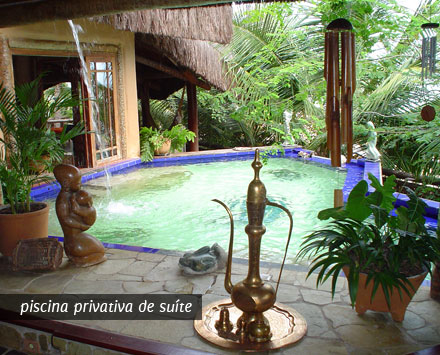 Piscina privativa da suite 