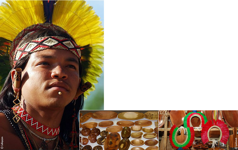 Indios e o seu artesanato