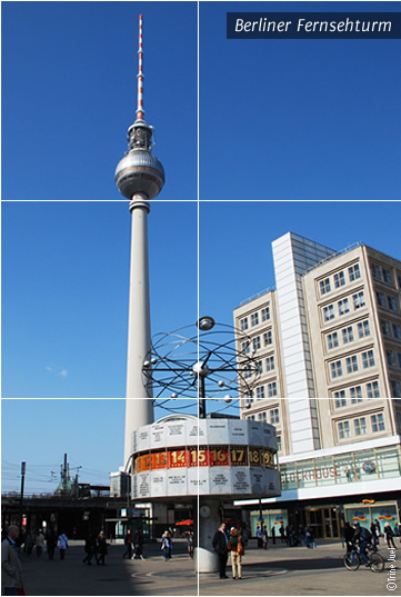 A torre de televisão de Berlim é a edificação mais alta de Berlim