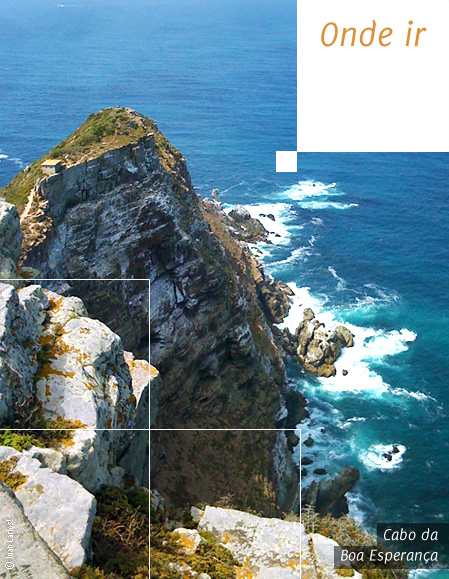 Cabo da Boa Esperança é um dos muito slugares a visitar