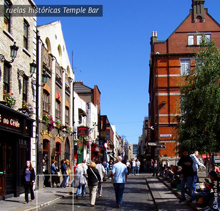 ruas bairro Temple Bar
