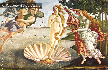 Nascimento de Vénus de Boticelli