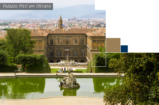 Jardim Boboli no Palazzo Pitti em Oltrano