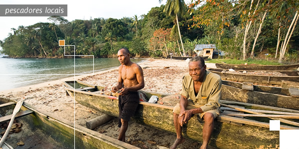 pesacdores locais do ilhéu Bom Bom