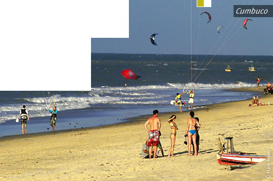 praia de Cumbuco em Fortaleza