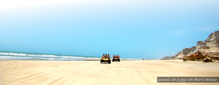 passeio de buggy em Morro Branco