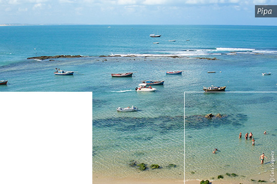Mar da praia de Pipa
