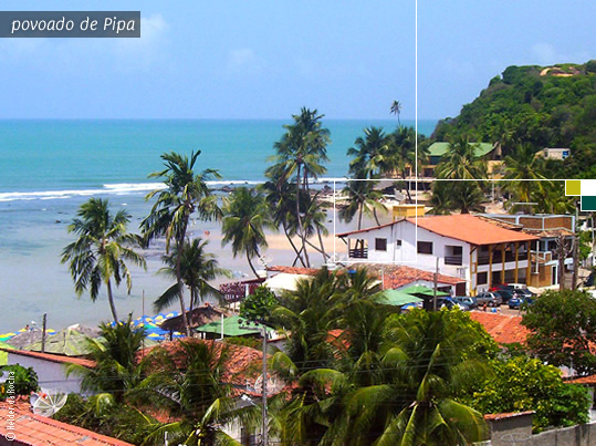Povoado da praia de Pipa
