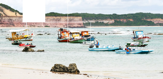 barcos de pesaca na praia de S. Sebastião