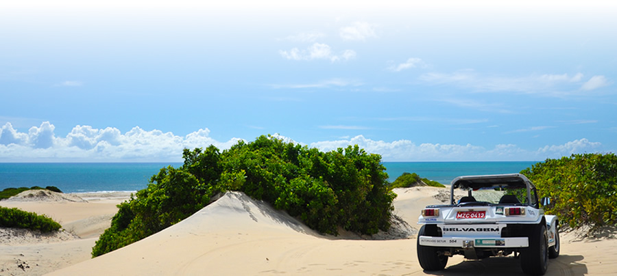 viagem de buggy pelas dunas de Tibau do Sul