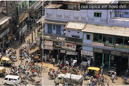 rua típica de nova deli