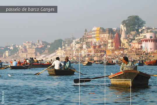 passeio de barco pelo Ganges