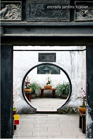 entrada para os Jardins Yuyuan