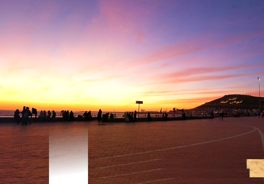 por-do-sol em Agadir