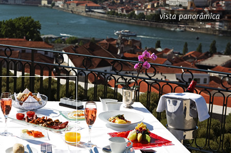 pequeno almoço com vista panorâmica para o Douro